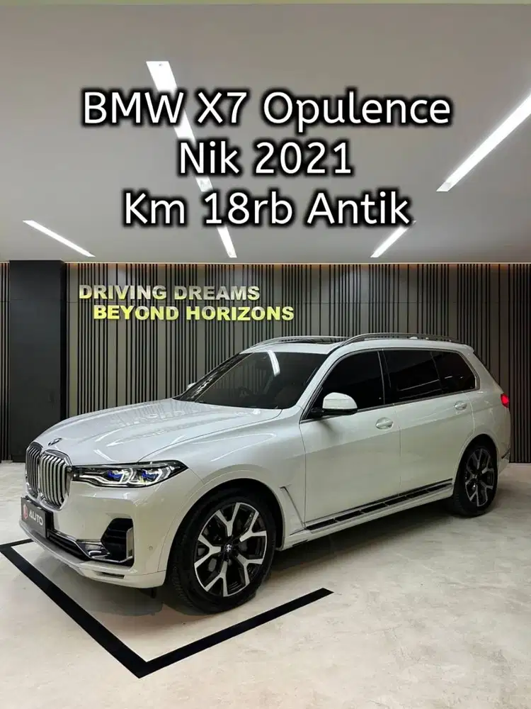BMW X7 xDrive40i Opulence AT 2021 Putih Km18rb B19APB
