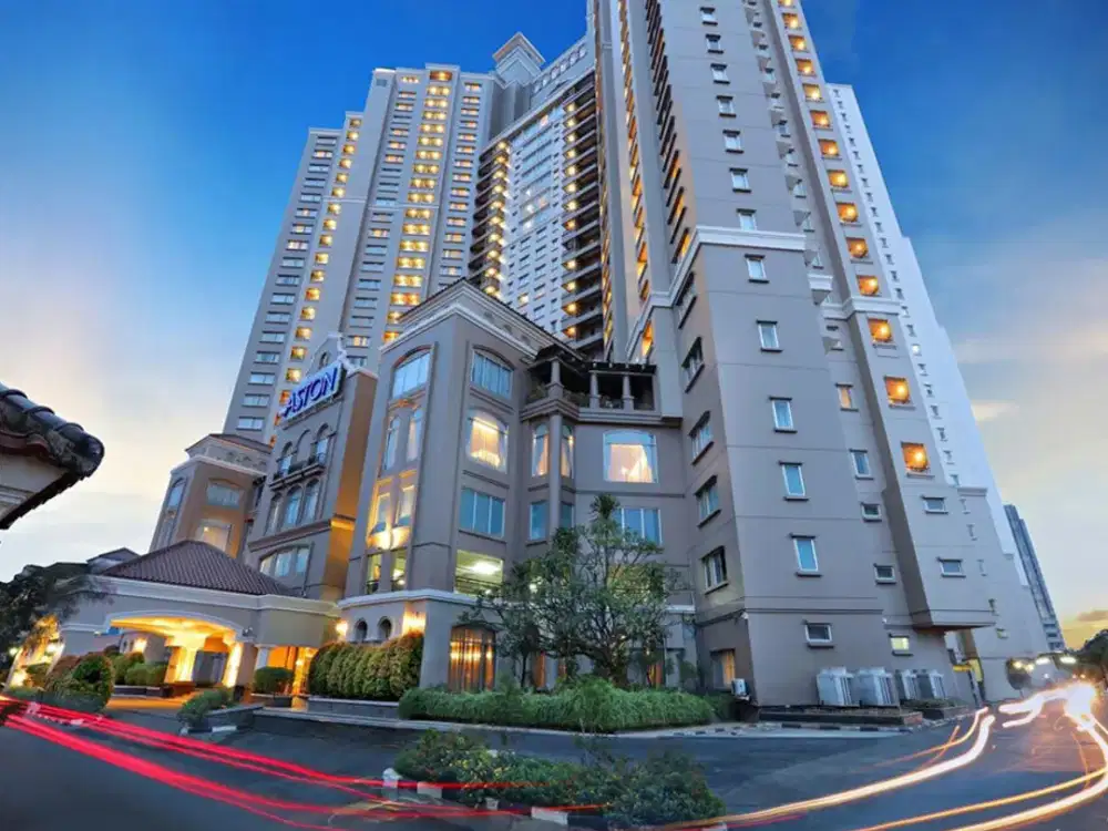 Dijual apartement Aston marina Ancol, 2 Bedroom dijadikan 1 bedroom semi furnished lantai rendah
