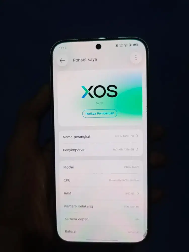 Infinix Note 60 5g 8/256 Fullset Mulus 100%