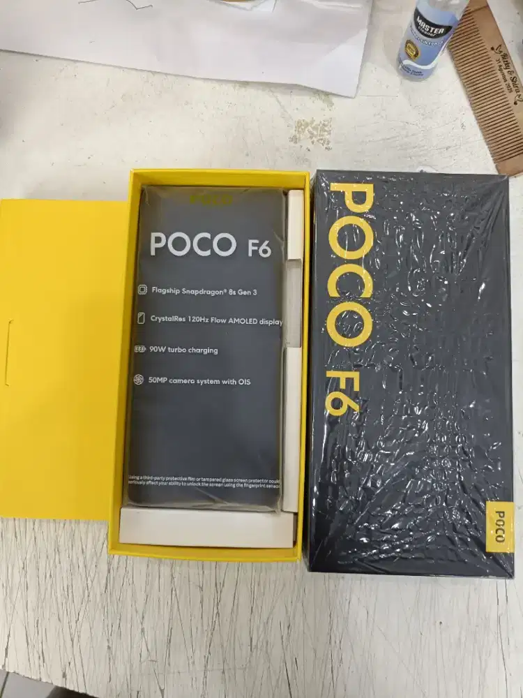 Poco F6 5g 12/512 segel terawat garansi masih jalan