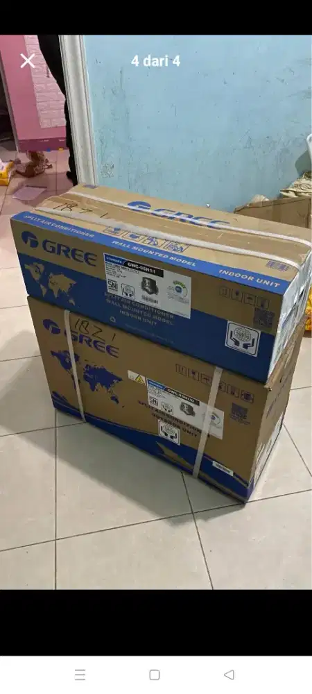 ac gree 1/2 pk baru