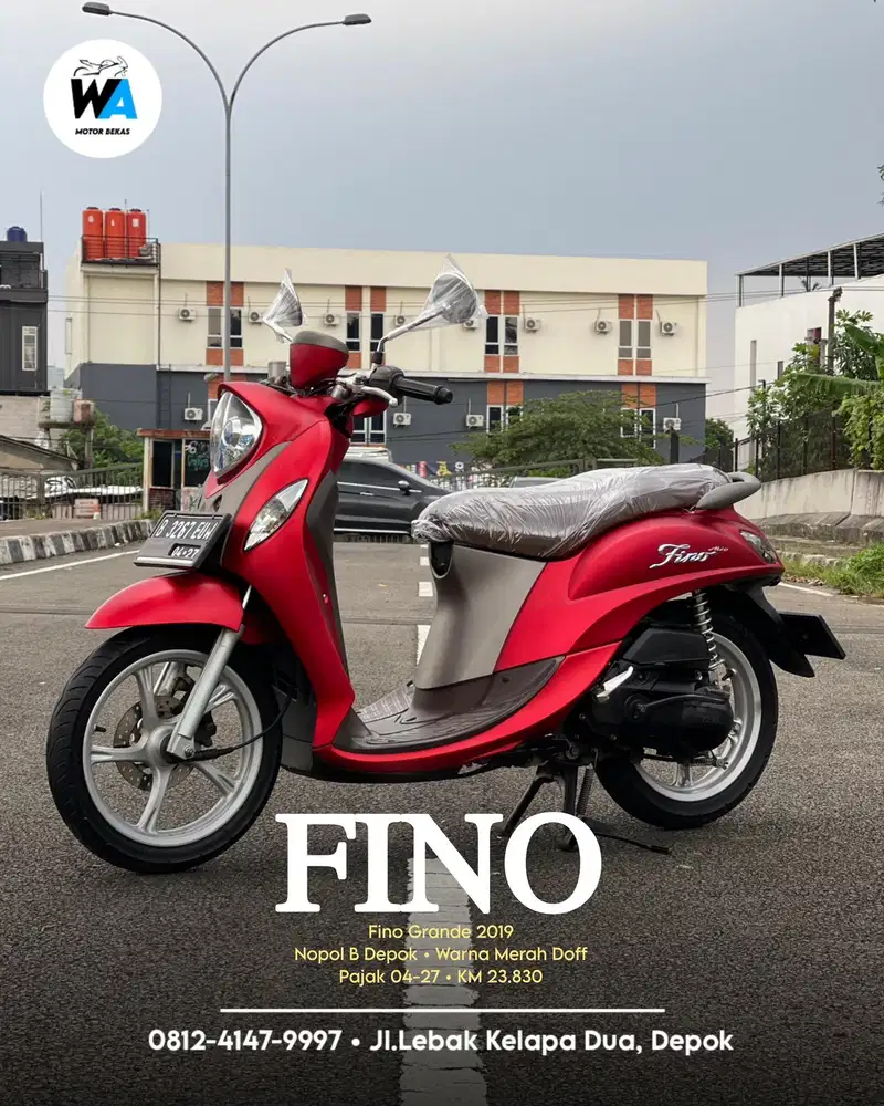 Yamaha Fino Grande 125 Tahun 2019 Cash/Kredit