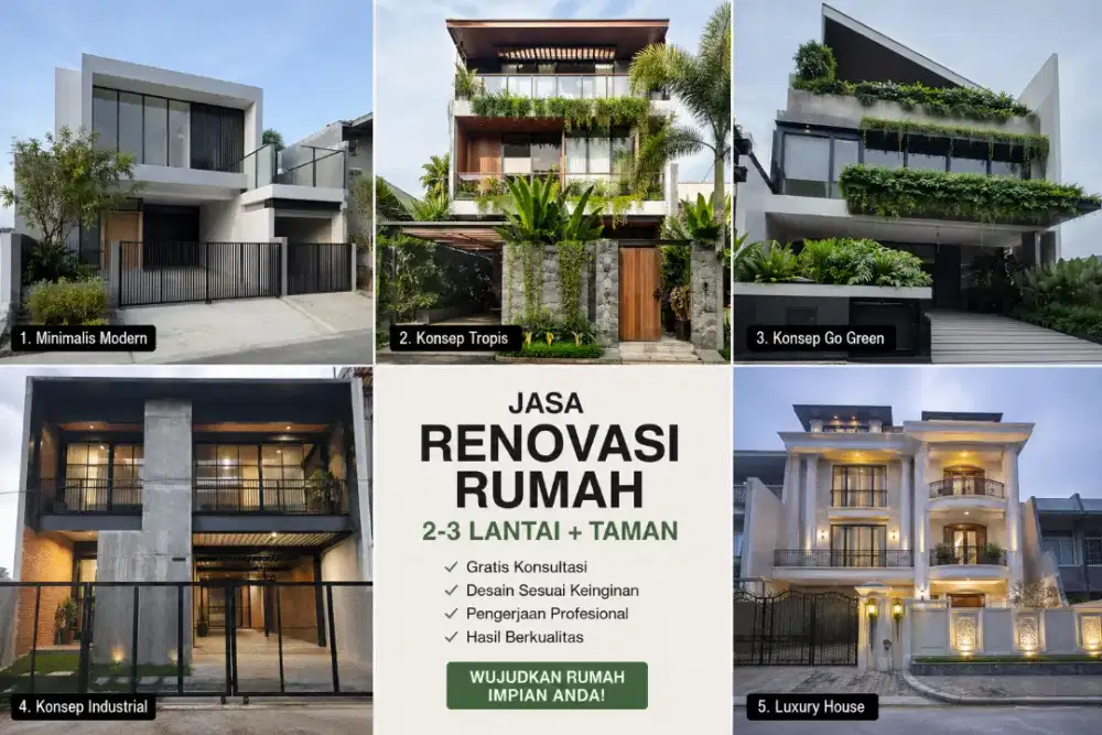Renovasi&Bangun Cafe/Coffee Shop/Rumah/Kantor/Apartement dan Interior