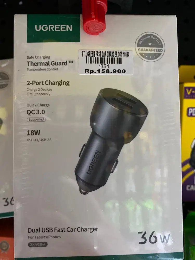 UGREEN FAST CAR CHARGER 36W