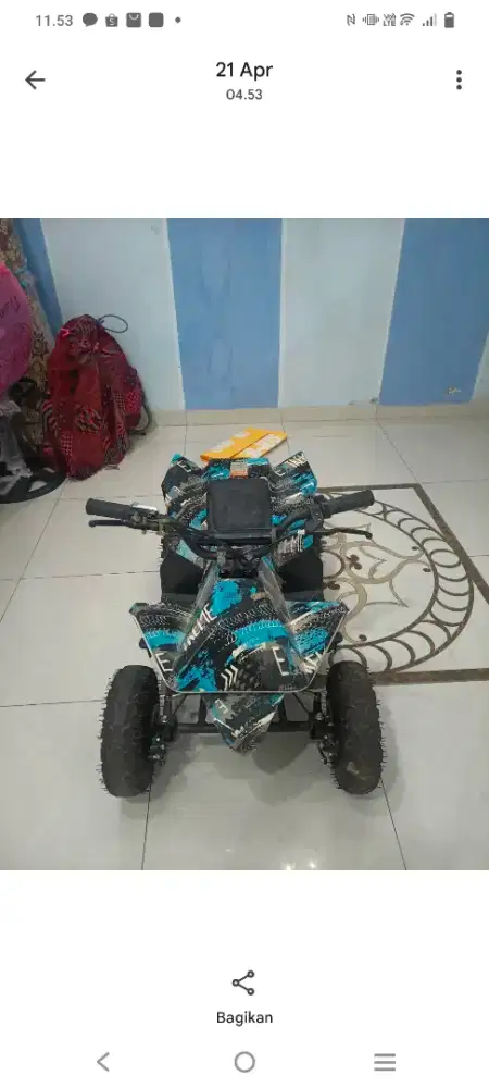 Mainan anak yang tidak di pakai lagi