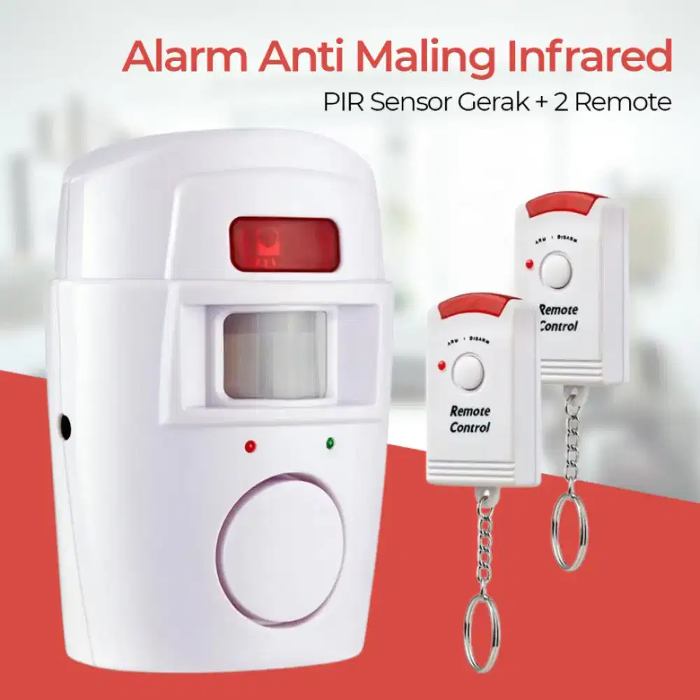ALARM SENSOR GERAK/ALARM PENDETEKSI GERAK ANTI MALING