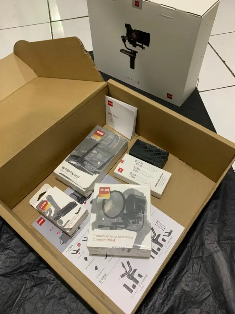 Kardus/Box Zhiyun Weebill S Full Set