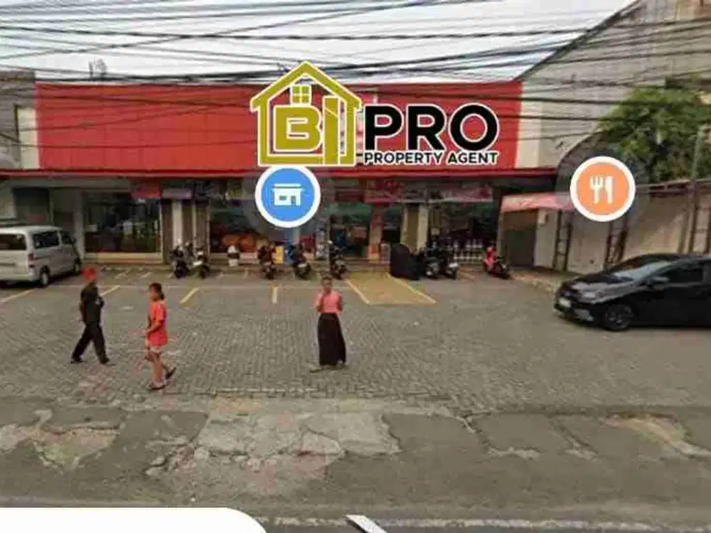 Disewakan Lahan Berikut Bangunan Retail Lokasi Strategis Kota Depok