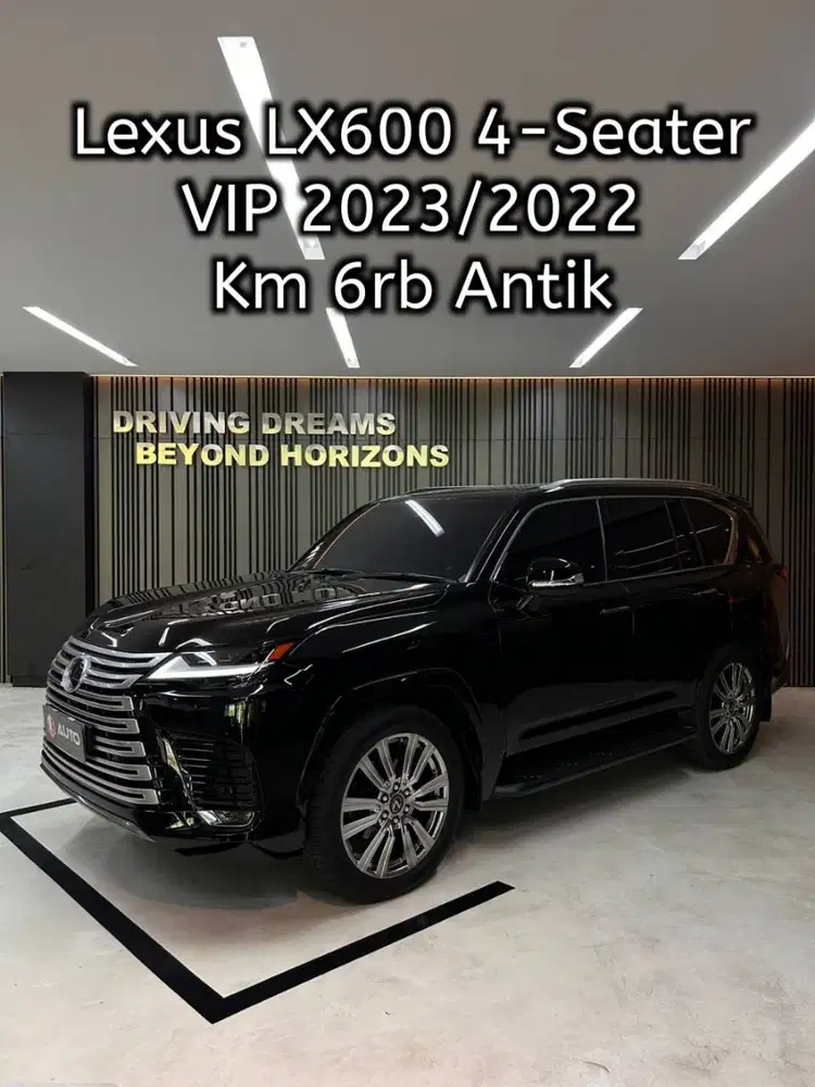 Lexus LX600 VIP 4-Seater 2023 Hitam Km6rb Nik 2022 B85LAW