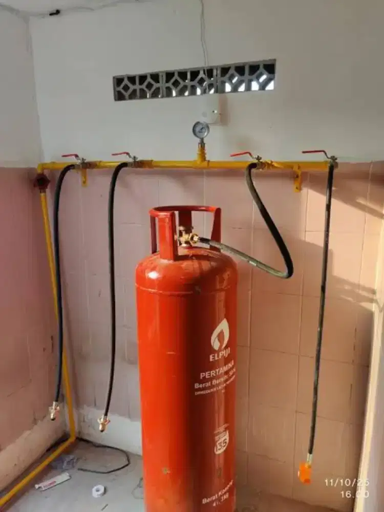 Instalasi gas MBG dan restoran dan servis kompor gas