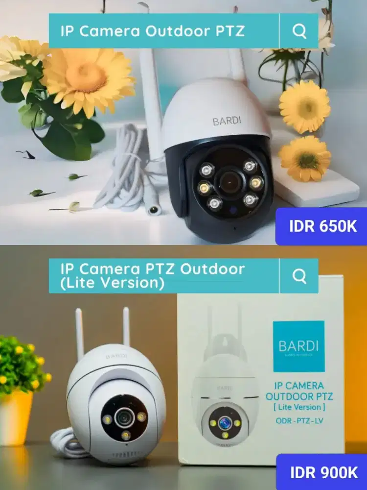 Pasang Smart CCTV Outdoor Rotates IP Camera BARDI Original