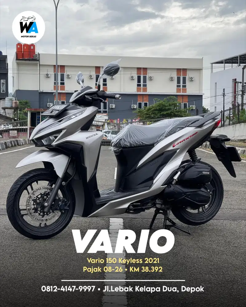 Cash/Kredit Honda Vario 150 Keyless Tahun 2021 DP 500 RIBU