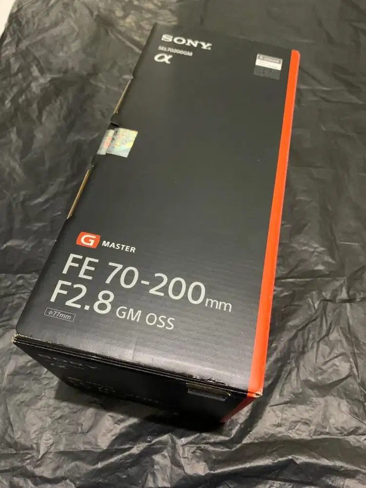 Kardus/Box Original Sony FE 70–200mm F2.8 GM + Tas Lens Case bawaan