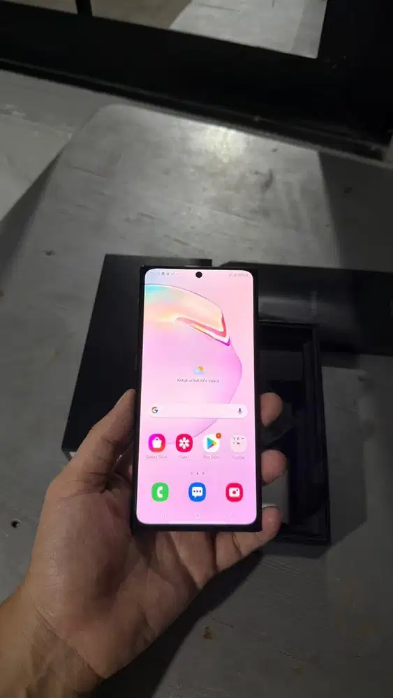 Samsung Note 10 plus White 12/256GB SEIN Lengkap