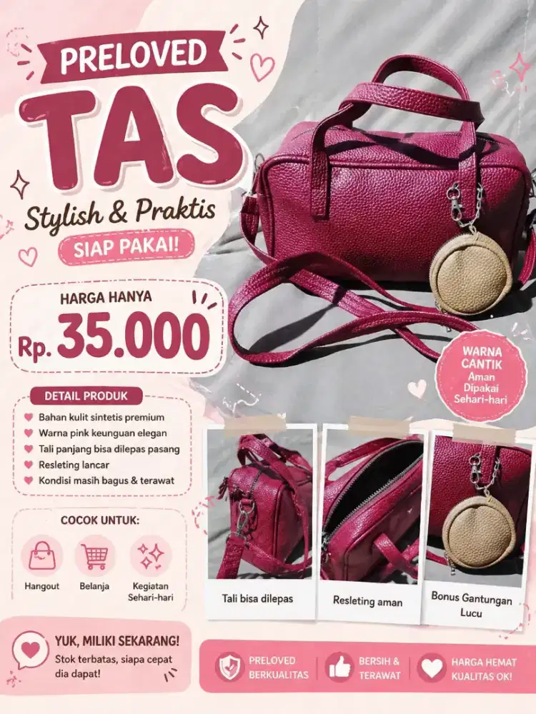 Preloved tas cantik