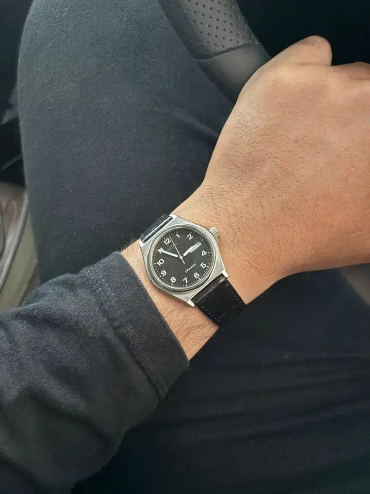 Seiko Chronos 5H23 - 7060 Black Sand Dial