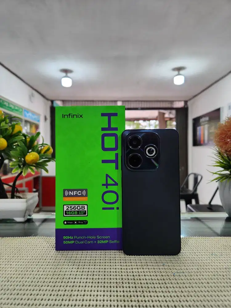 Infinix Hot 40i Ram 8+8Gb/ 256Gb Fullset Mulus Original 100% Like New