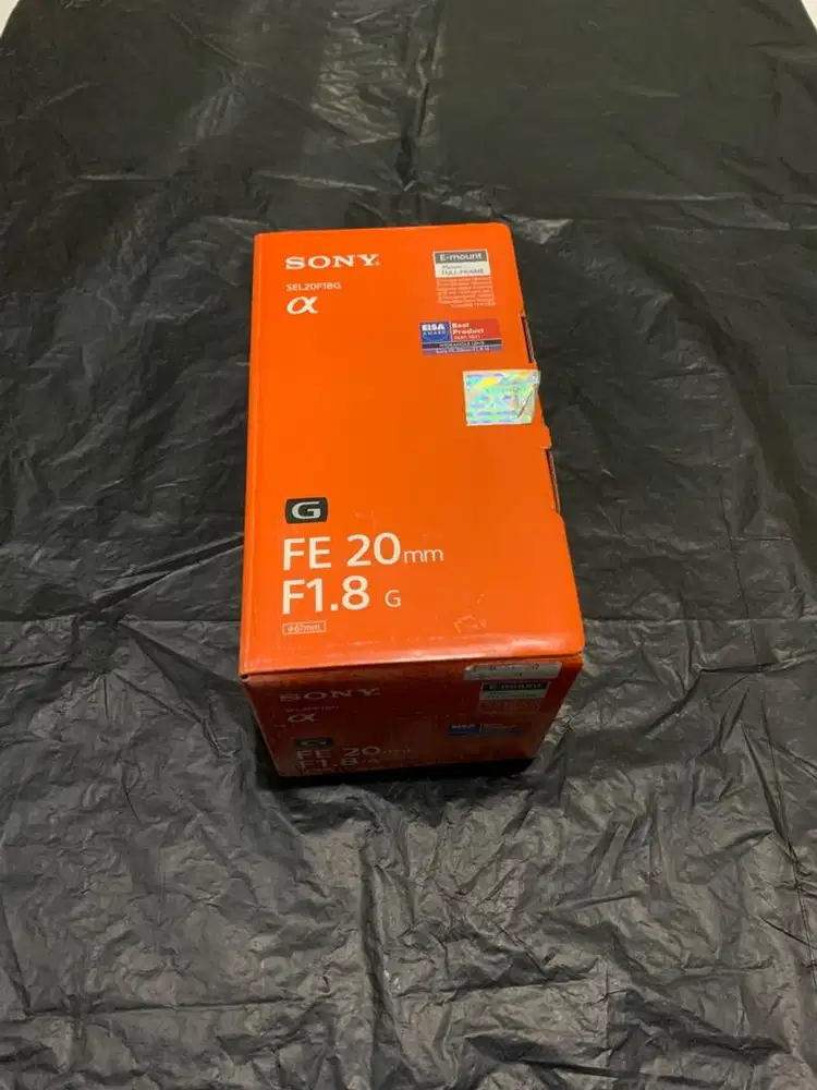 Kardus/Box Original Sony FE 20mm F1.8 G (SEL20F18G)