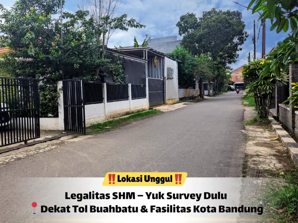 Tanah SHM 125 m² Buahbatu – Kesempatan Punya Aset Sendiri