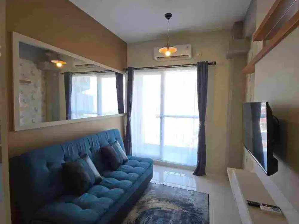 PUNCAK DHARMAHUSADA LUAS 56 BARU GRESS ‼️ Apartemen Full Furnish 2 BR NOL RAYA MERR dekat UNAIR C