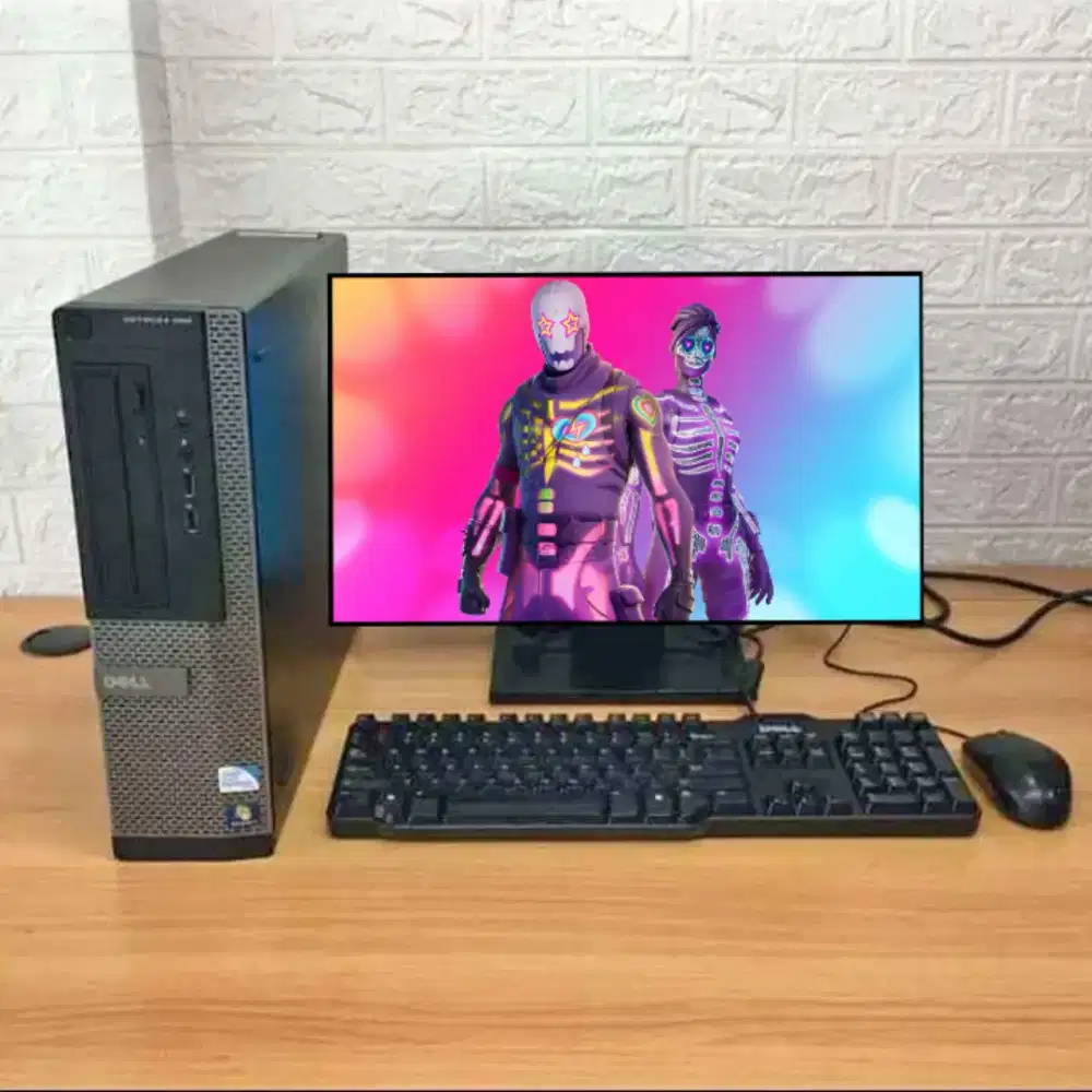 PC GAMING FULSET + LCD + RAM 8 GB + VGA 1 GB + HD 500 GB + GAMES APP