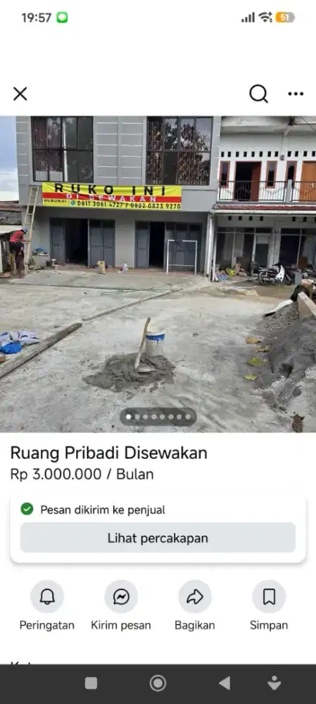 RUKO STRATEGIS PINTU TOL AKSES UI 2 lantai