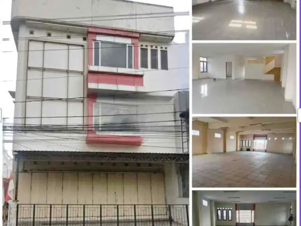 Disewakan bangunan 3 lantai strategis di jl Kaliurang dekat ugm
