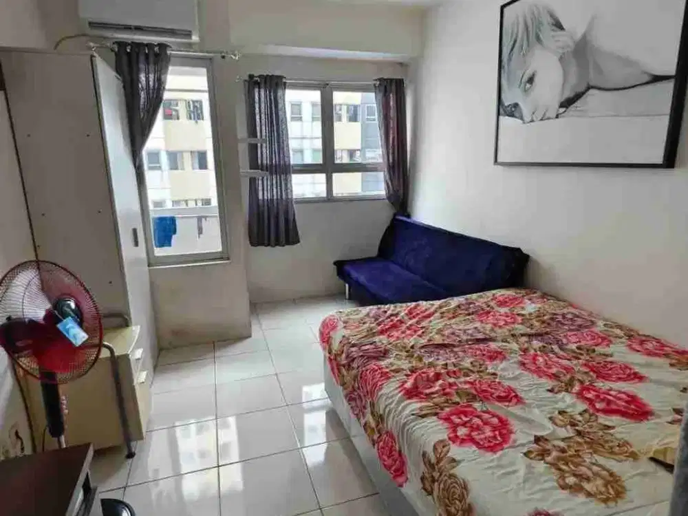 PUNCAK PERMAI STUDIO‼️ Apartemen Lantai 9 View Pool dekat Pasar Modern