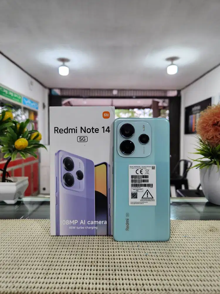 Redmi Note 14 5G Ram 8+8Gb/ 258Gb Pemakaian 2 Minggu Super Like New