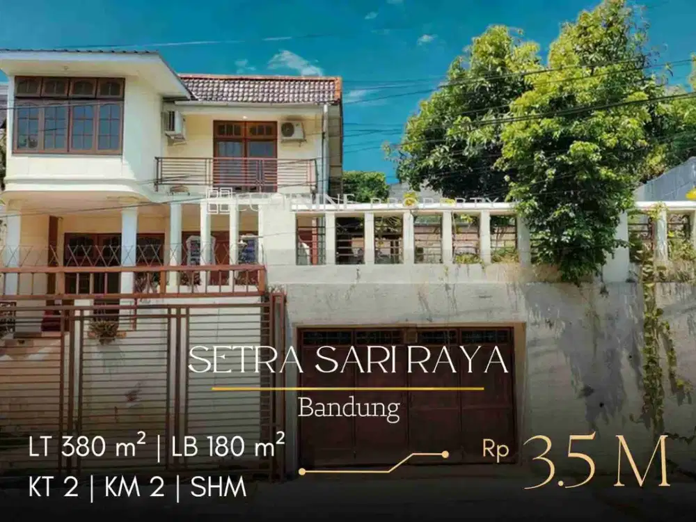 DIJUAL RUMAH HOOK SUPER MURAH DI SETRA SARI, BANDUNG