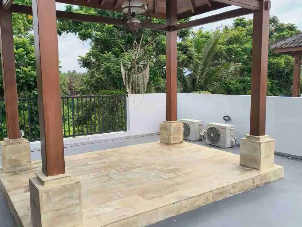 Di sewa Vila cantik 3 bedroom 3 lantai rooftop view Jungle di Ubud - Thumbnail 4