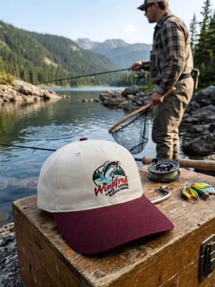 Topi Vintage Mancing Ikan Fersten Worldwide Original Second