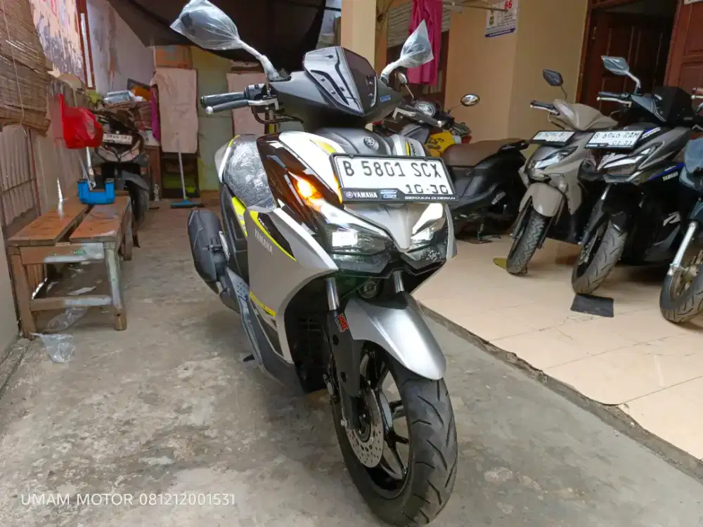 KM 5K YAMAHA AEROX ALPHA 2025 BLN 10 BS TT 2024 DI CILEDUG HRG PAS ORI