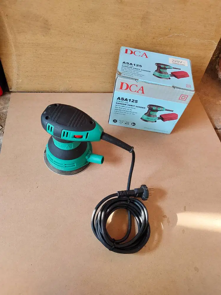 Mesin amplas kayu sander orbital 5inch DCA