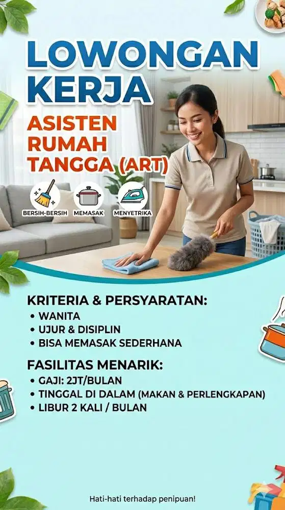 Lowongan ART Jakarta Selatan