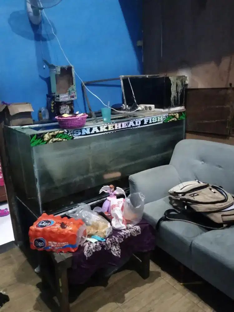 Akuarium panjang 1.5 an lebar 70 cm