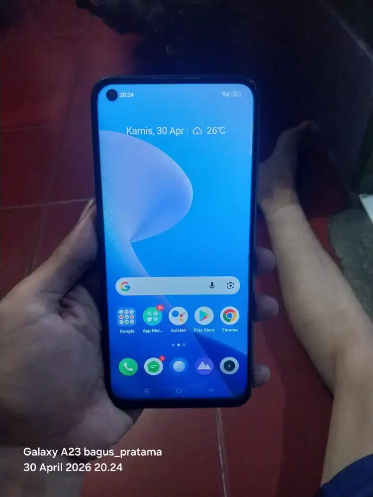 bantuin tmen mau jual realme narzo 20 pro 8/128 fullset msih mulus bgt