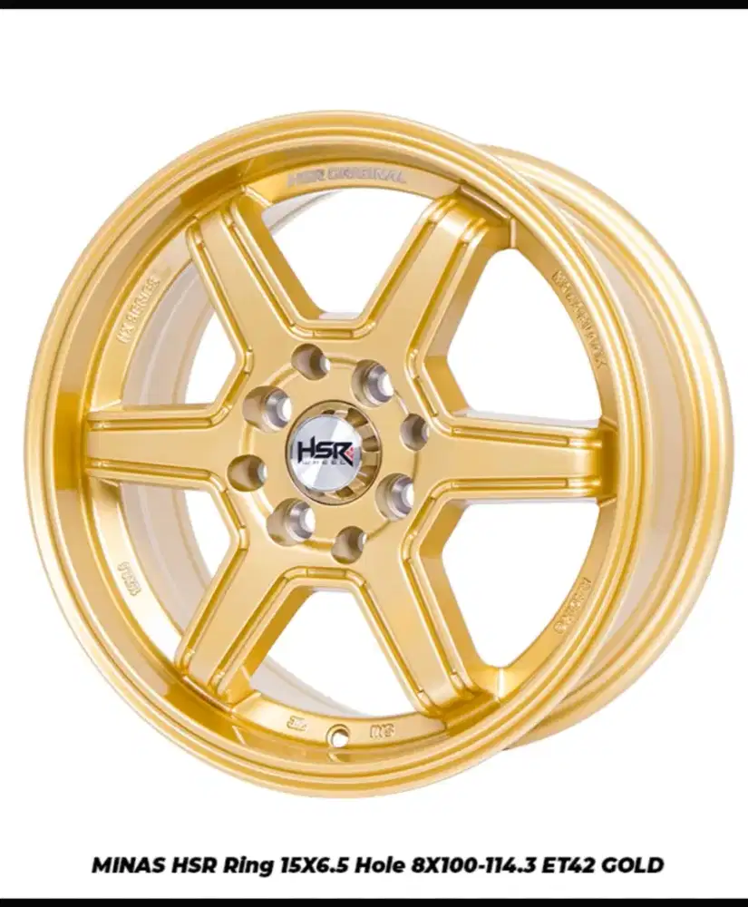 VELG HSR MINAS RING 15 WARNA GOLD