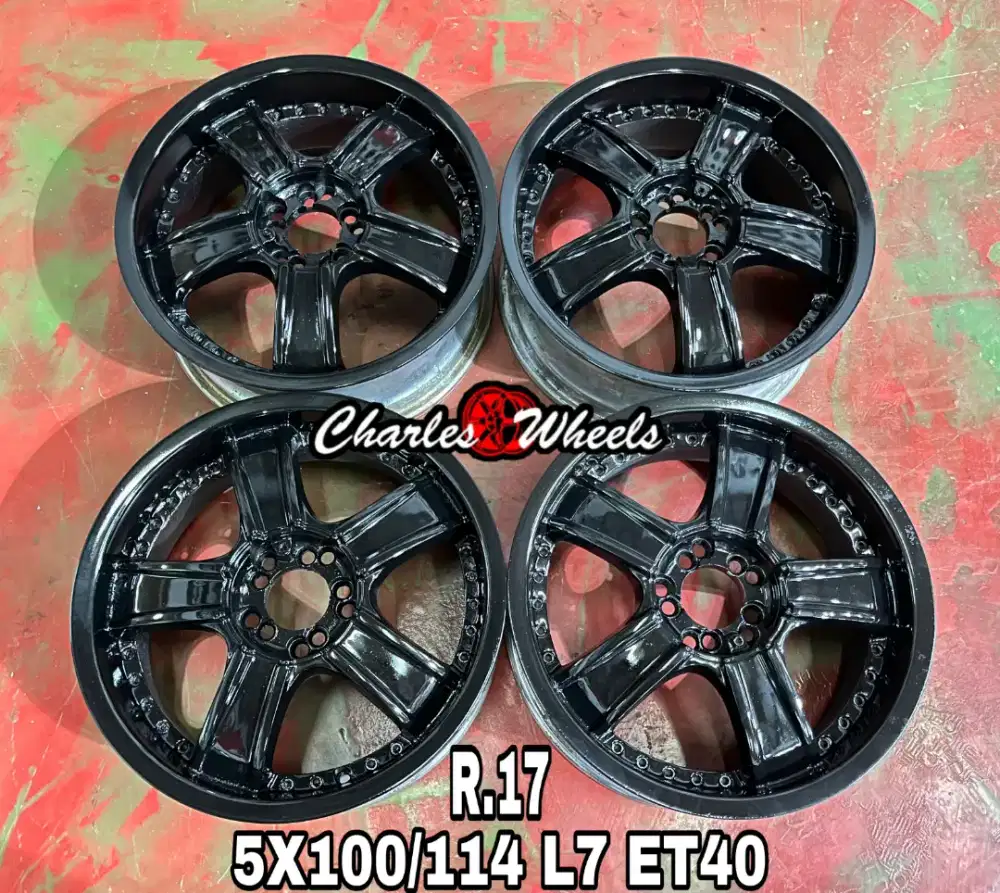VELG RACING RING 17 HITAM