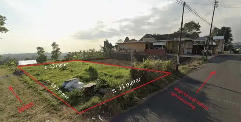 Dijual Tanah SHM Pekarangan 237 m²