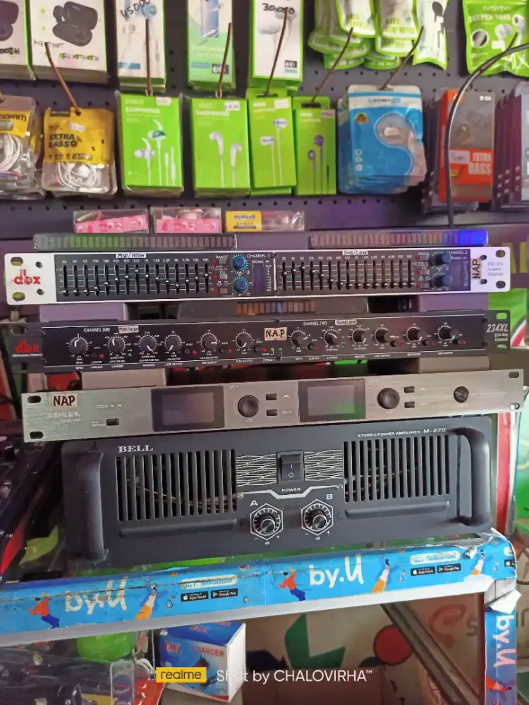 1 set alat sound system karaoke rumahan
