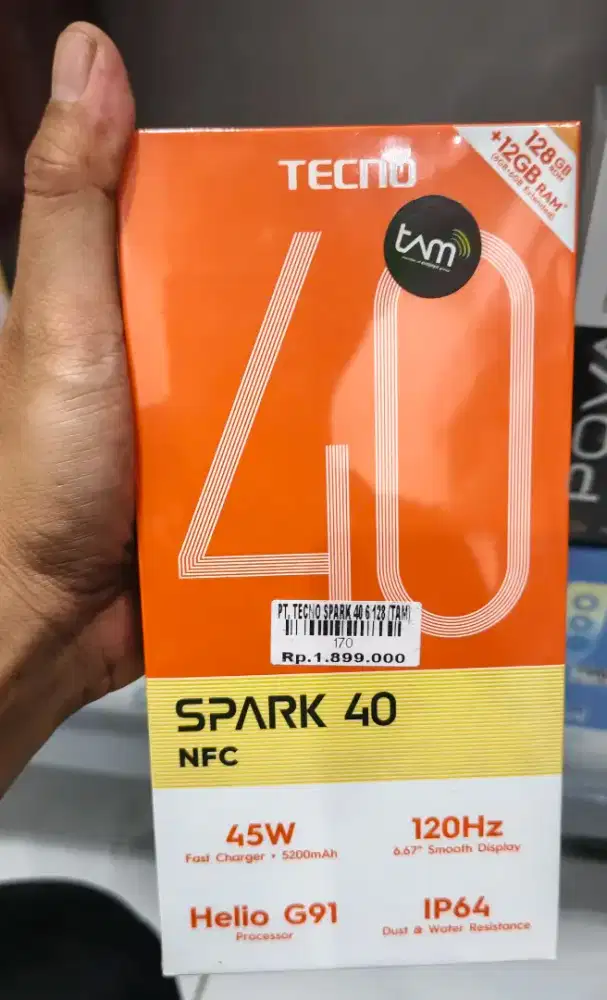 TECNO SPARK 40 6/128GB | ATLANTIS DAHSYAT