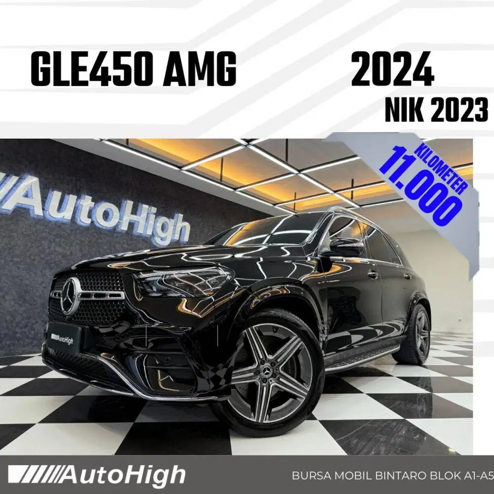DP10% [Km11.000] GLE450 AMG 2023 Black / GLE 450 Reg 2025 #AUTOHIGH