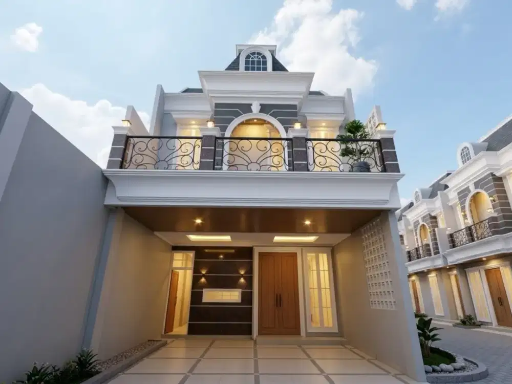 Hunian Eropa Klasik di Jagakarsa dekat Stasiun Lenteng Agung