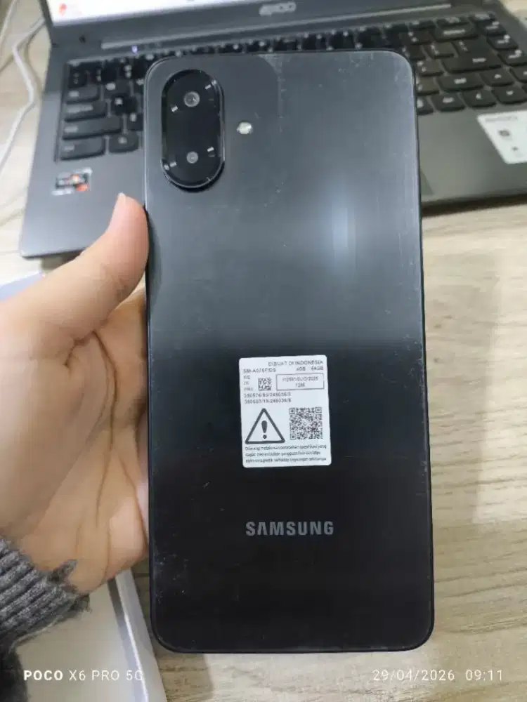 SAMSUNG A07 4+4/64 Fullset RESMI