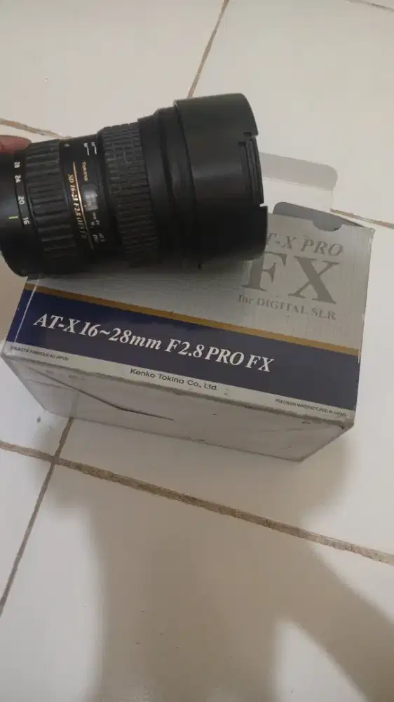 Lensa tokina 16-28 f2.8 for canon