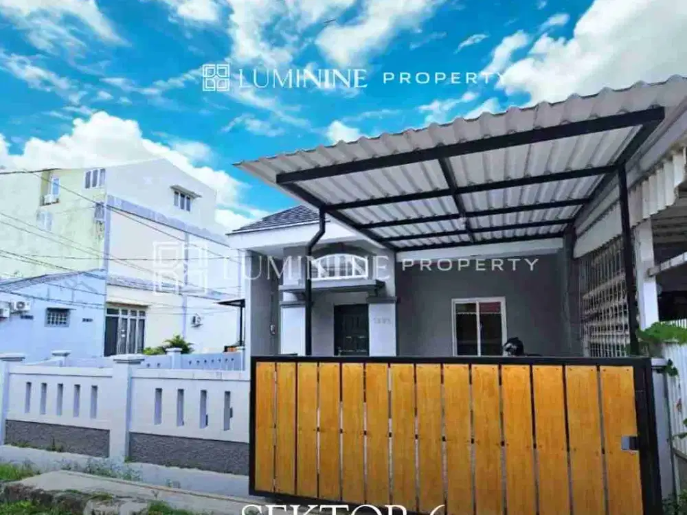 DIJUAL RUMAH RAPI SUDAH RENOV SIAP HUNI DI SEKTOR 6 GADING SERPONG - TANGERANG