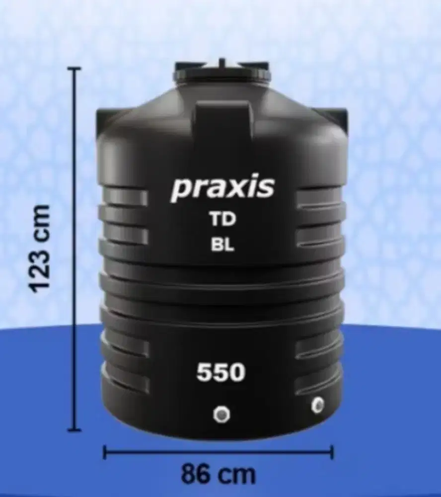 dijual tandon baru blom pernah terpakai