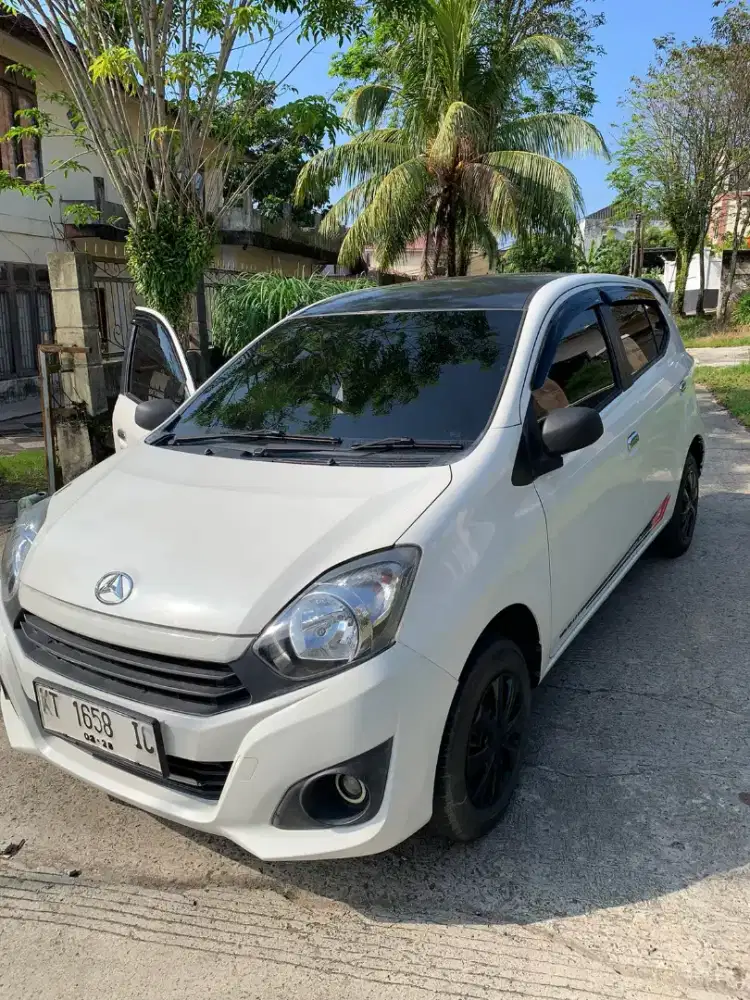 Daihatsu Ayla X manual 2014 km 80rb siap pakai
