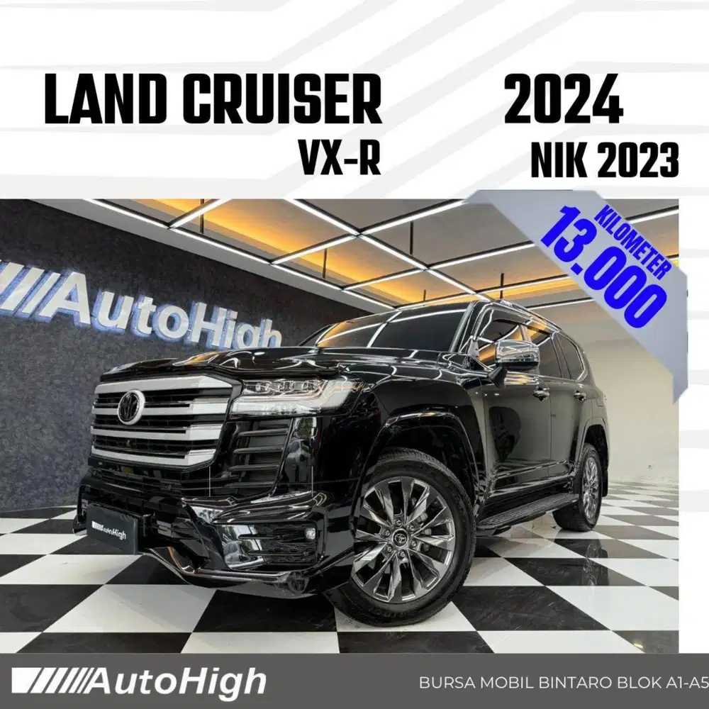 DP10% [Km13.000] Land Cruiser VXR 2023 Black / GR Reg 2024 #AUTOHIGH